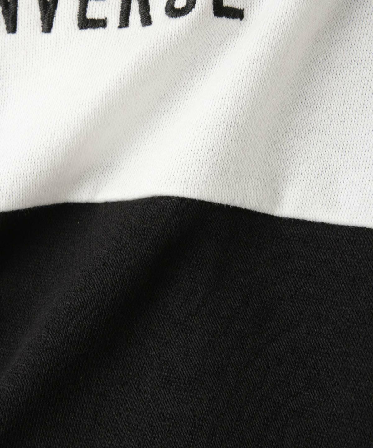 CONVERSE 配色切替ワンポイント刺繍トレーナー キッズ