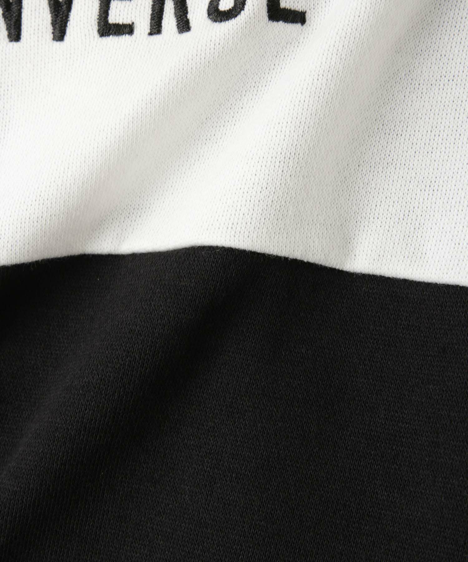 CONVERSE  配色切替ワンポイント刺繍トレーナー キッズ商品サムネイル-6