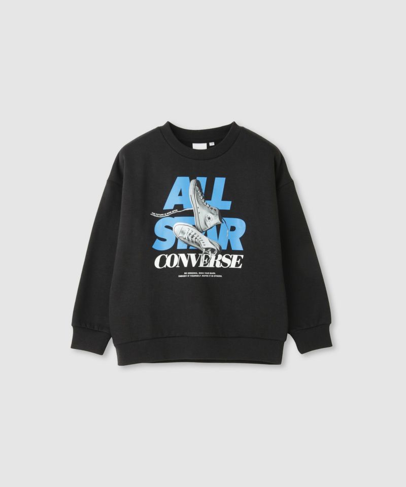 CONVERSE 転写プリントトレーナー キッズ商品画像-1