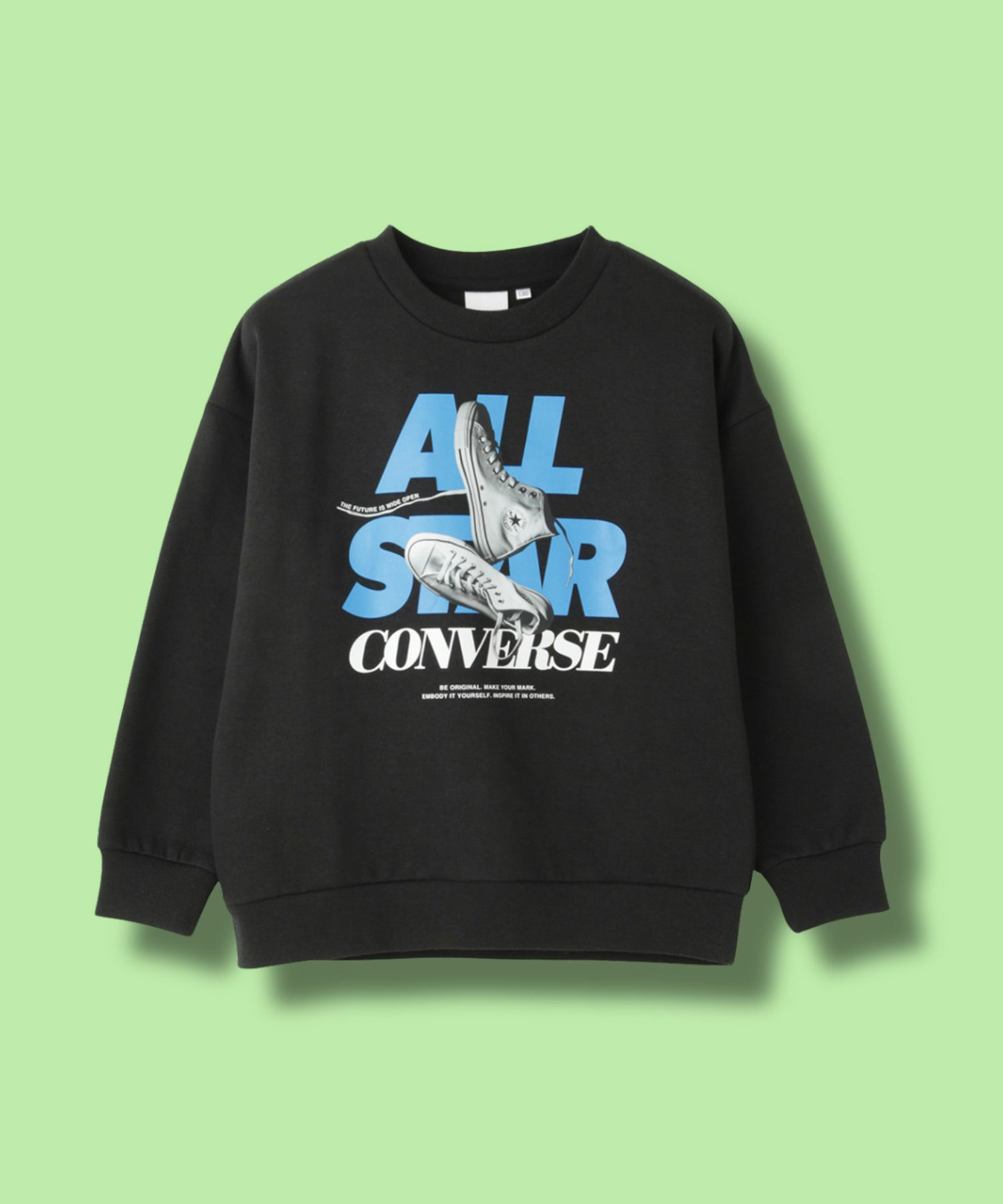 CONVERSE  転写プリントトレーナー キッズ商品画像-1