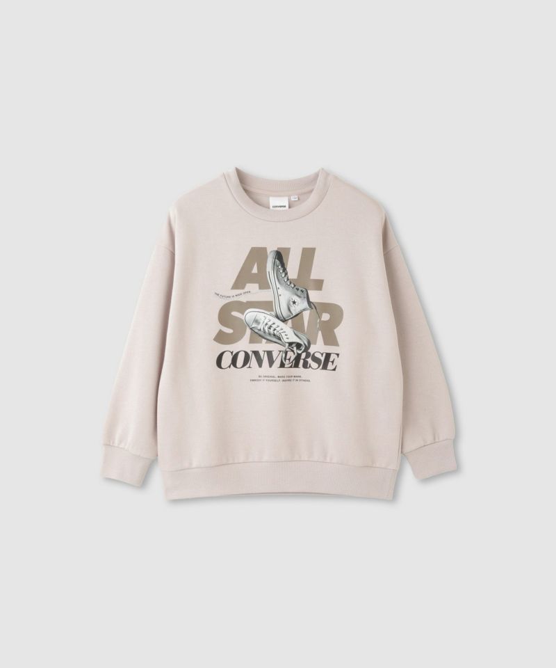 CONVERSE 転写プリントトレーナー キッズ商品画像-2
