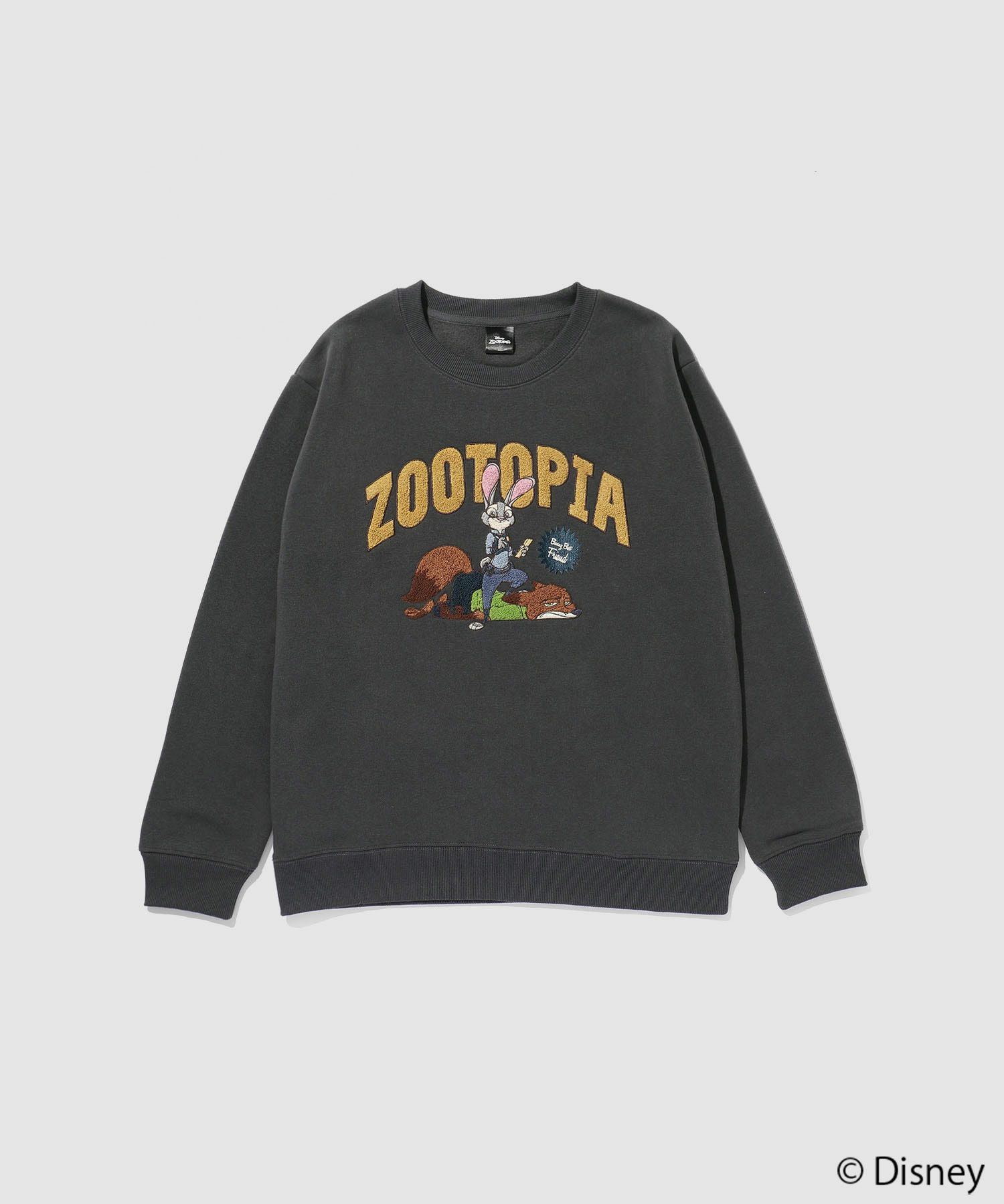Disney 『ズートピア』ニック＆ジュディ/裏起毛トレーナー メンズ商品画像-1