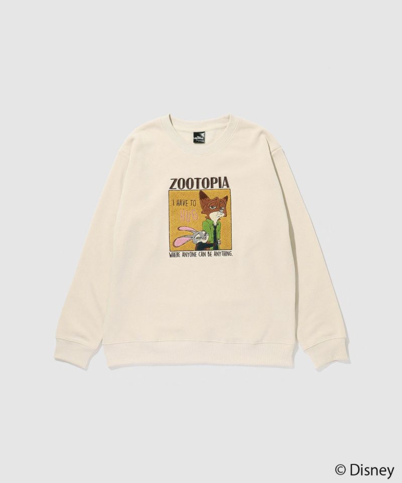 Disney 『ズートピア』ニック＆ジュディ/裏起毛トレーナー メンズ商品画像-3