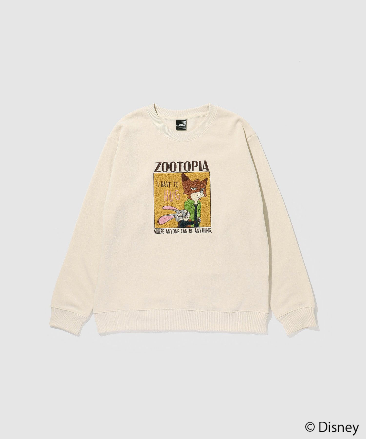 Disney 『ズートピア』ニック＆ジュディ/裏起毛トレーナー メンズ商品画像-3
