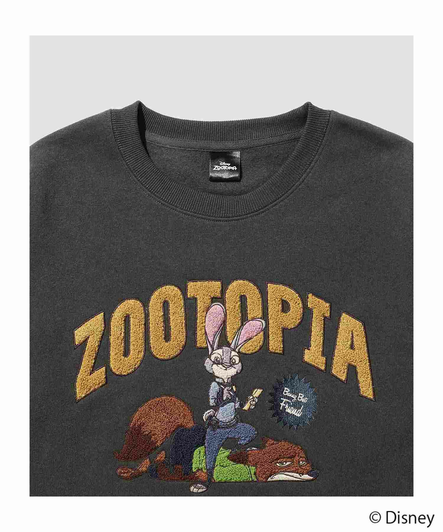 Disney 『ズートピア』ニック＆ジュディ/裏起毛トレーナー メンズ商品画像-6