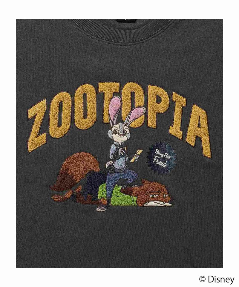 Disney 『ズートピア』ニック&ジュディ/裏起毛トレーナー メンズ商品画像-10