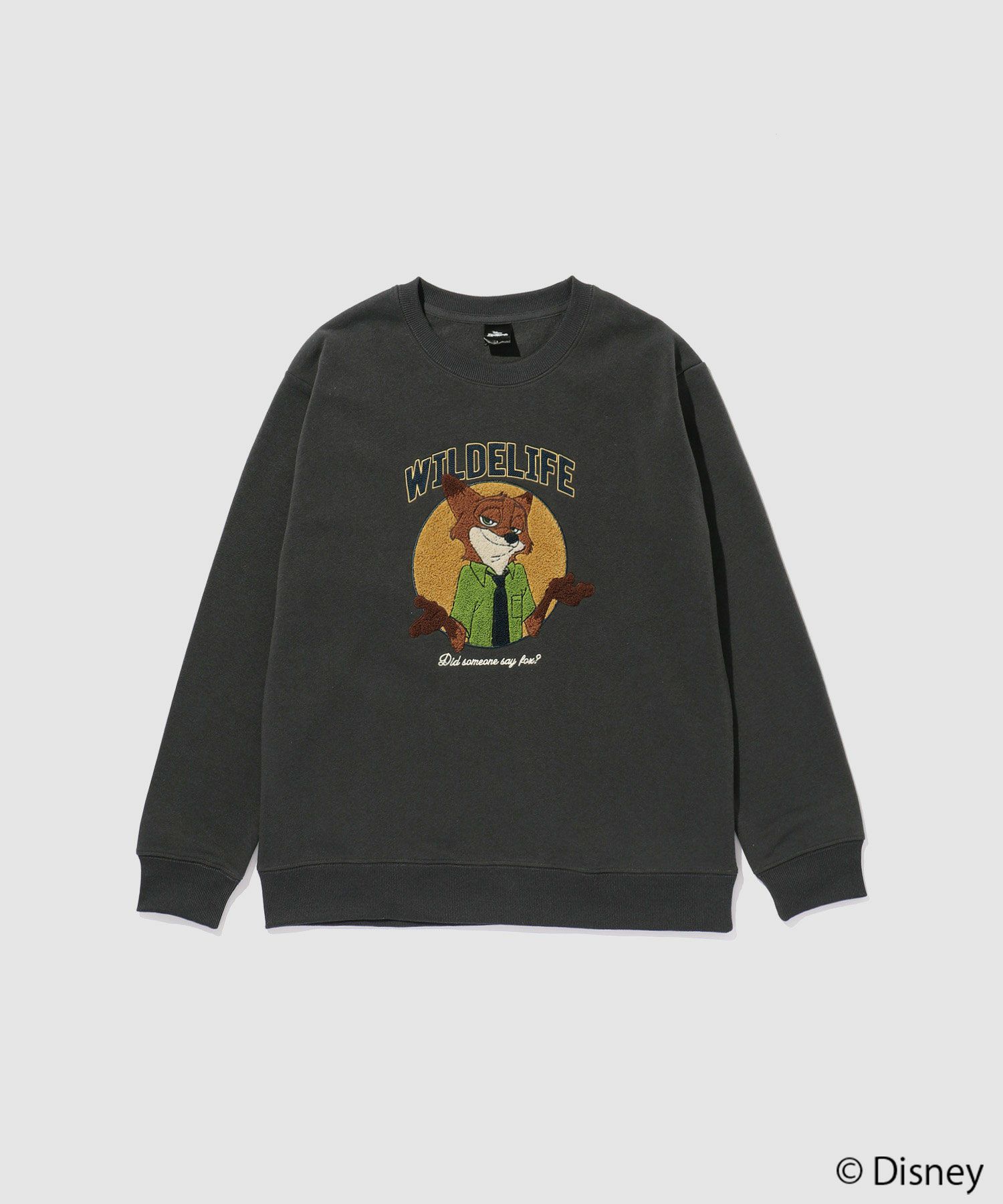 Disney 『ズートピア』ニック/サガラ裏起毛トレーナー メンズ