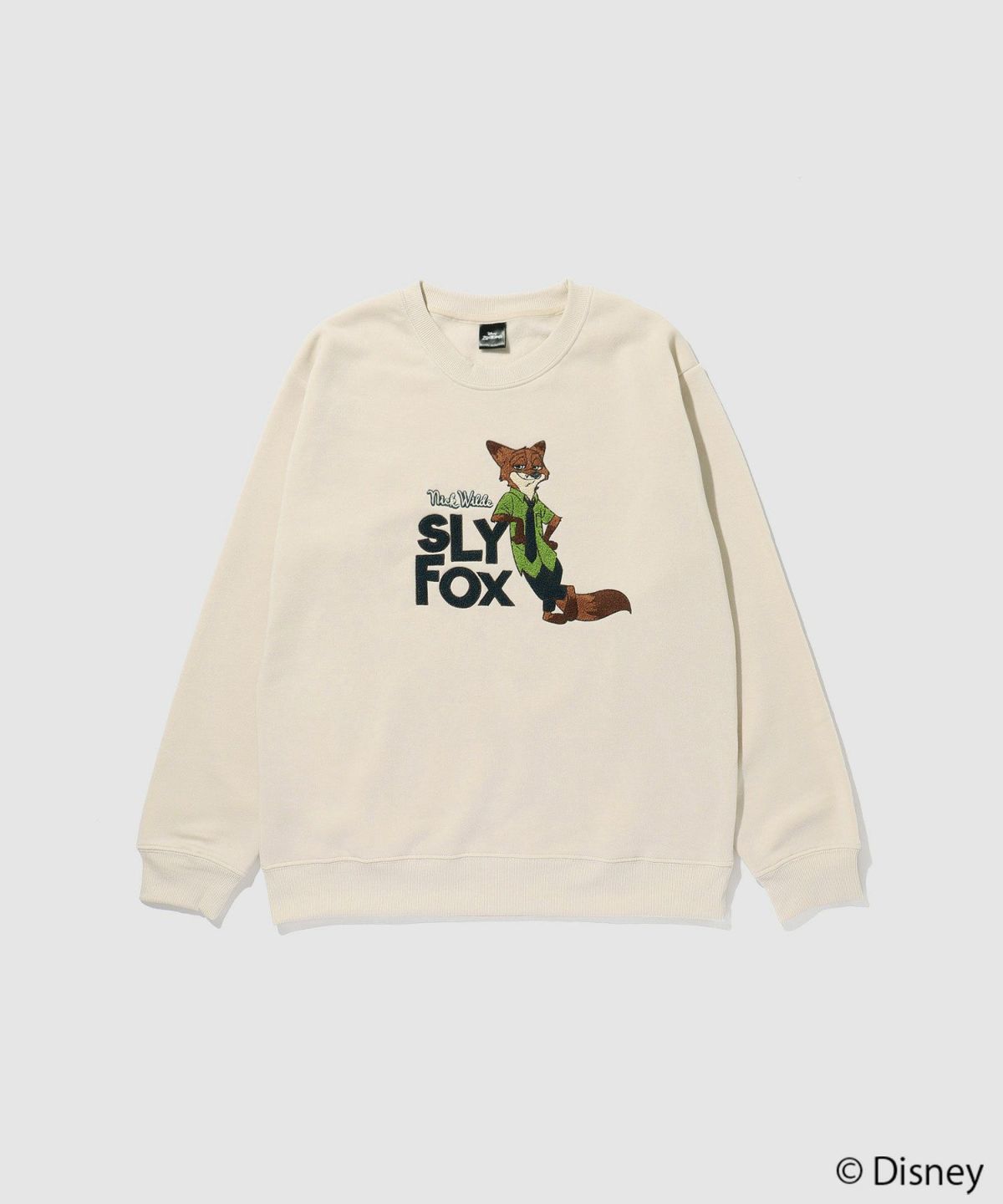 Disney 『ズートピア』ニック/サガラ裏起毛トレーナー メンズ