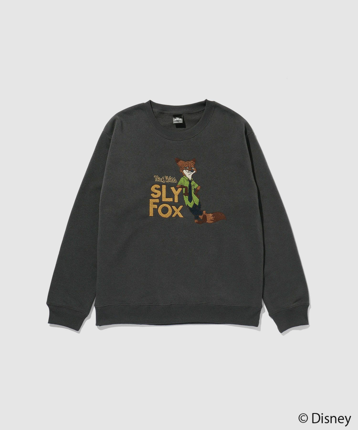 Disney 『ズートピア』ニック/サガラ裏起毛トレーナー メンズ