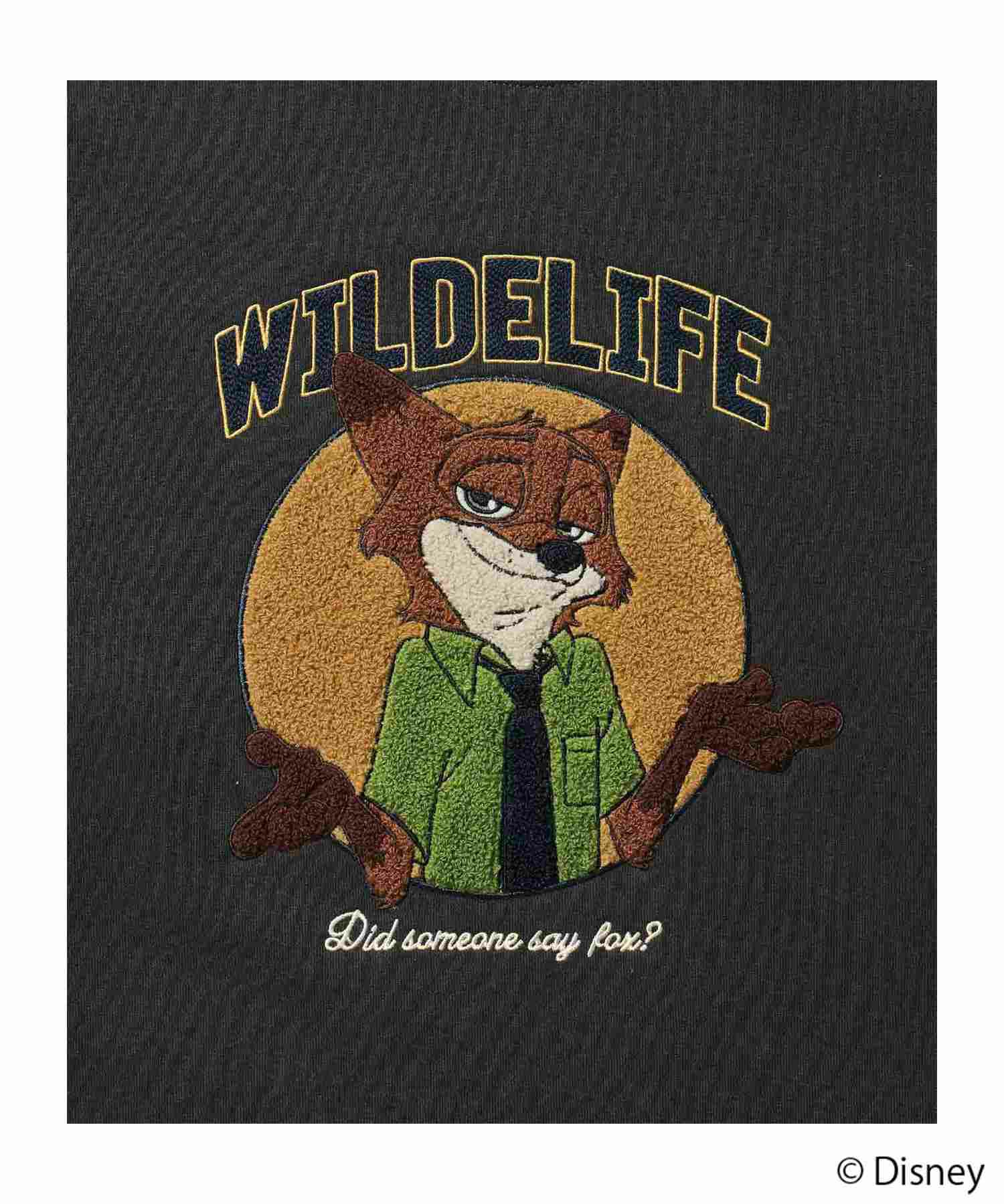 Disney 『ズートピア』ニック/サガラ裏起毛トレーナー メンズ