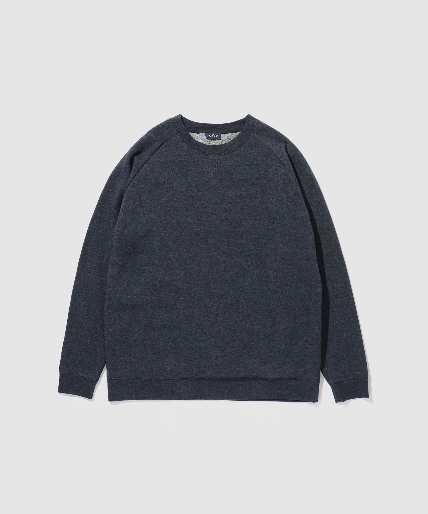 NAVY 裏ボアトレーナー メンズ商品画像-4
