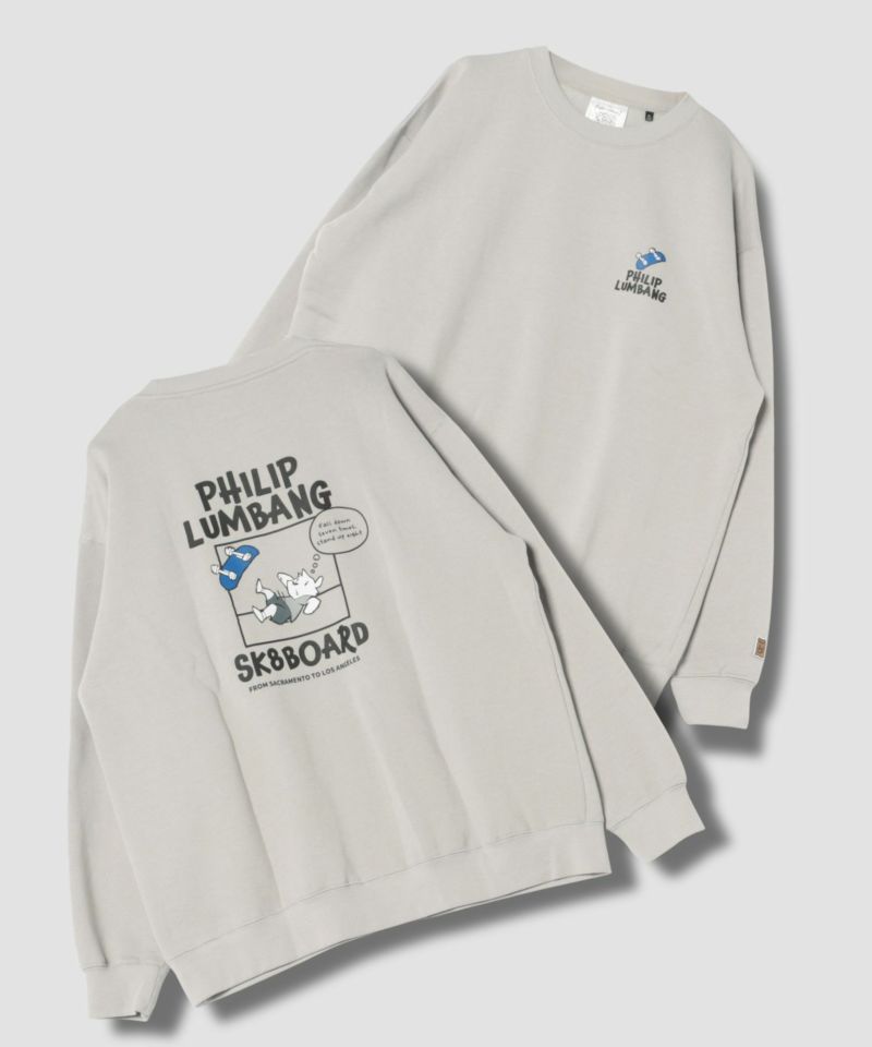 [期間限定価格]Philip Lumbang  リラックスフィットトレーナー メンズ商品画像-1