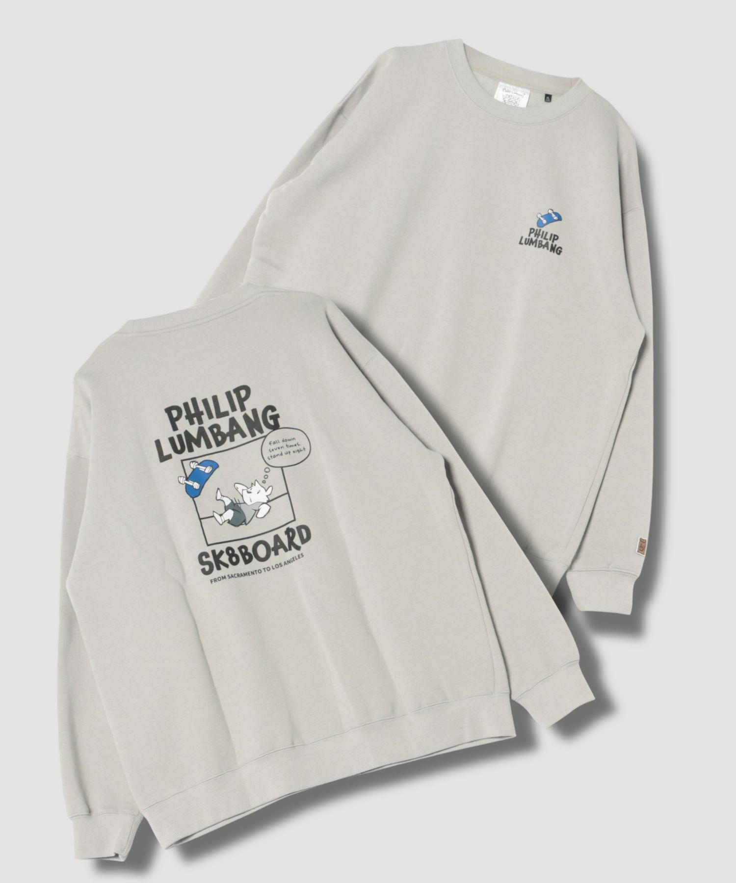 [期間限定価格]Philip Lumbang  リラックスフィットトレーナー メンズ商品サムネイル-1
