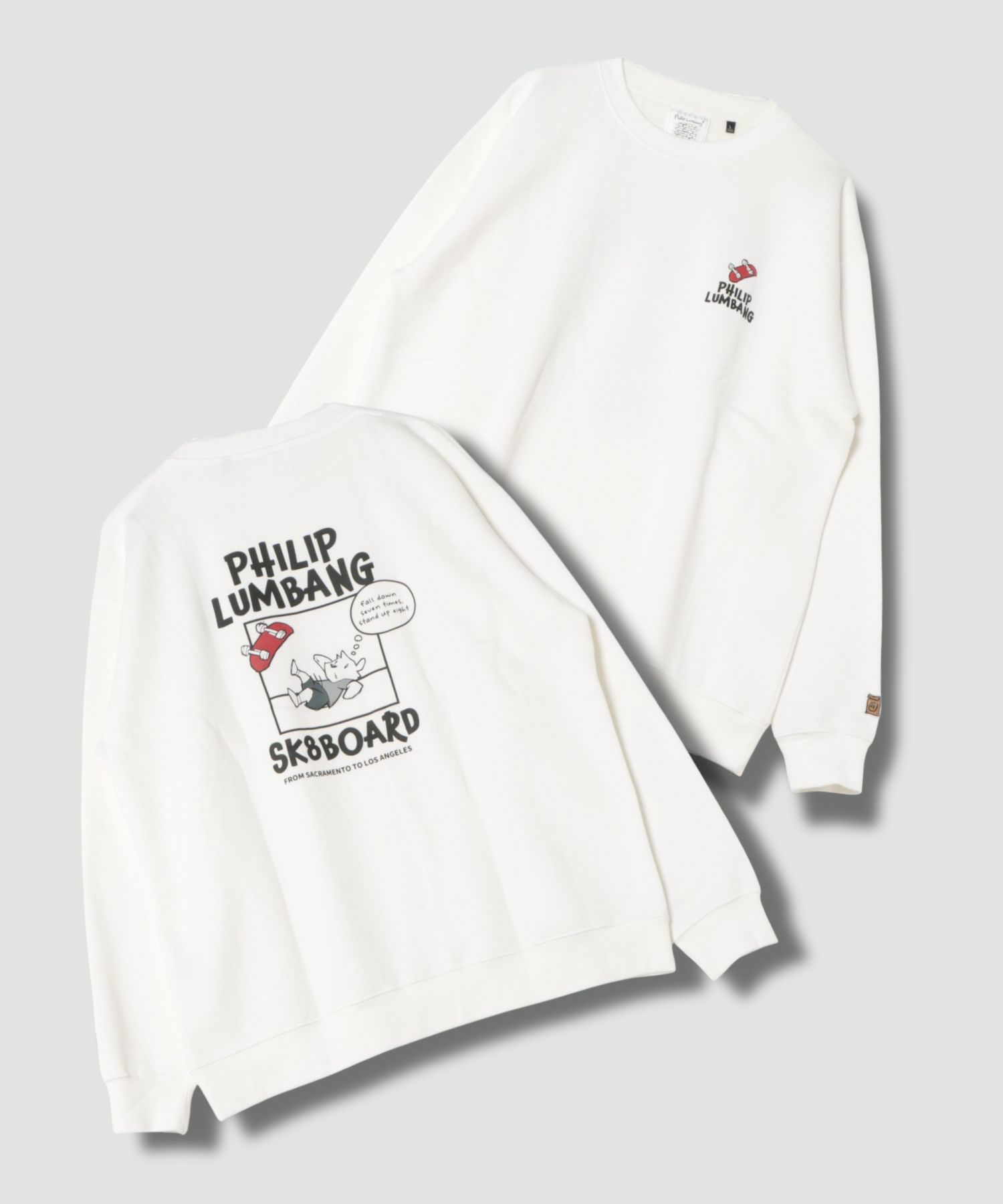 Philip Lumbang リラックスフィットトレーナー メンズ商品画像-2