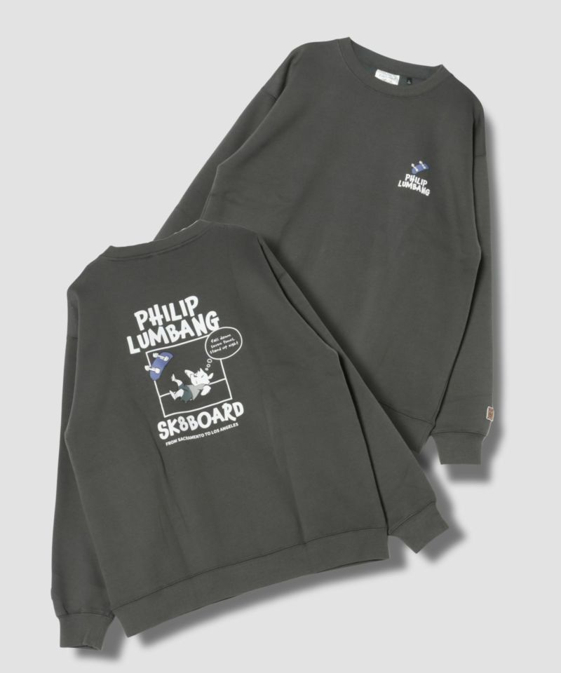 [期間限定価格]Philip Lumbang  リラックスフィットトレーナー メンズ商品画像-3