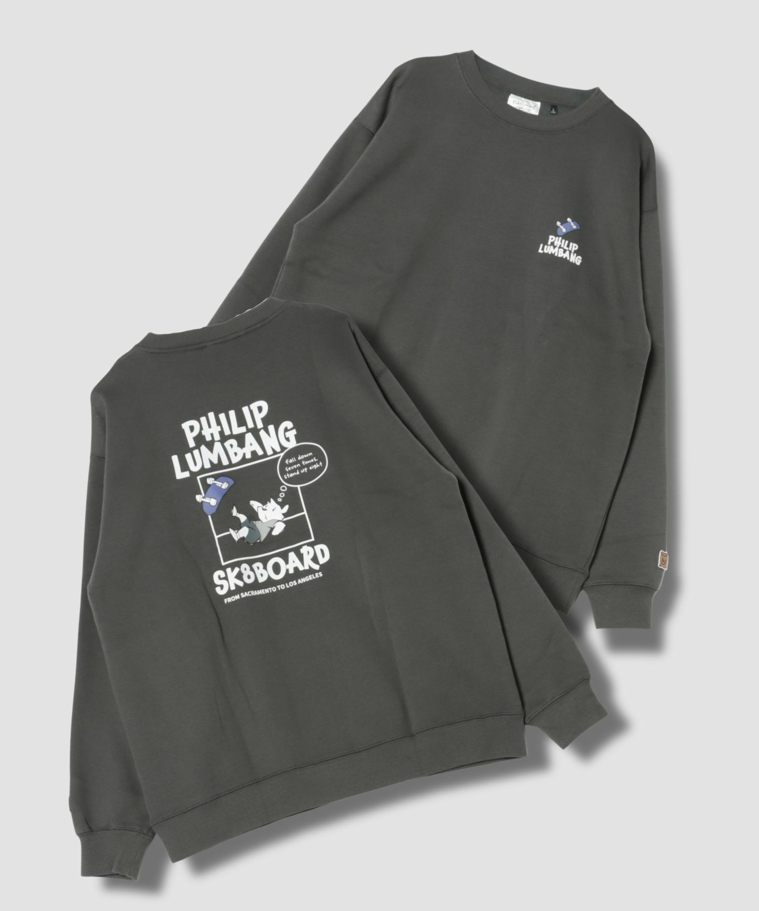 Philip Lumbang リラックスフィットトレーナー メンズ