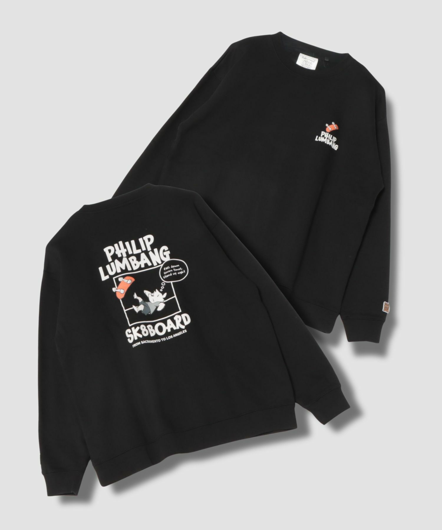 Philip Lumbang リラックスフィットトレーナー メンズ商品サムネイル-4