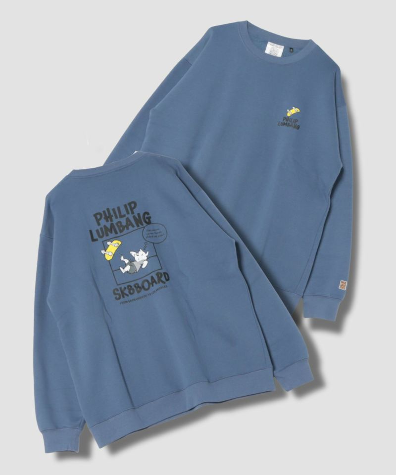 Philip Lumbang リラックスフィットトレーナー メンズ