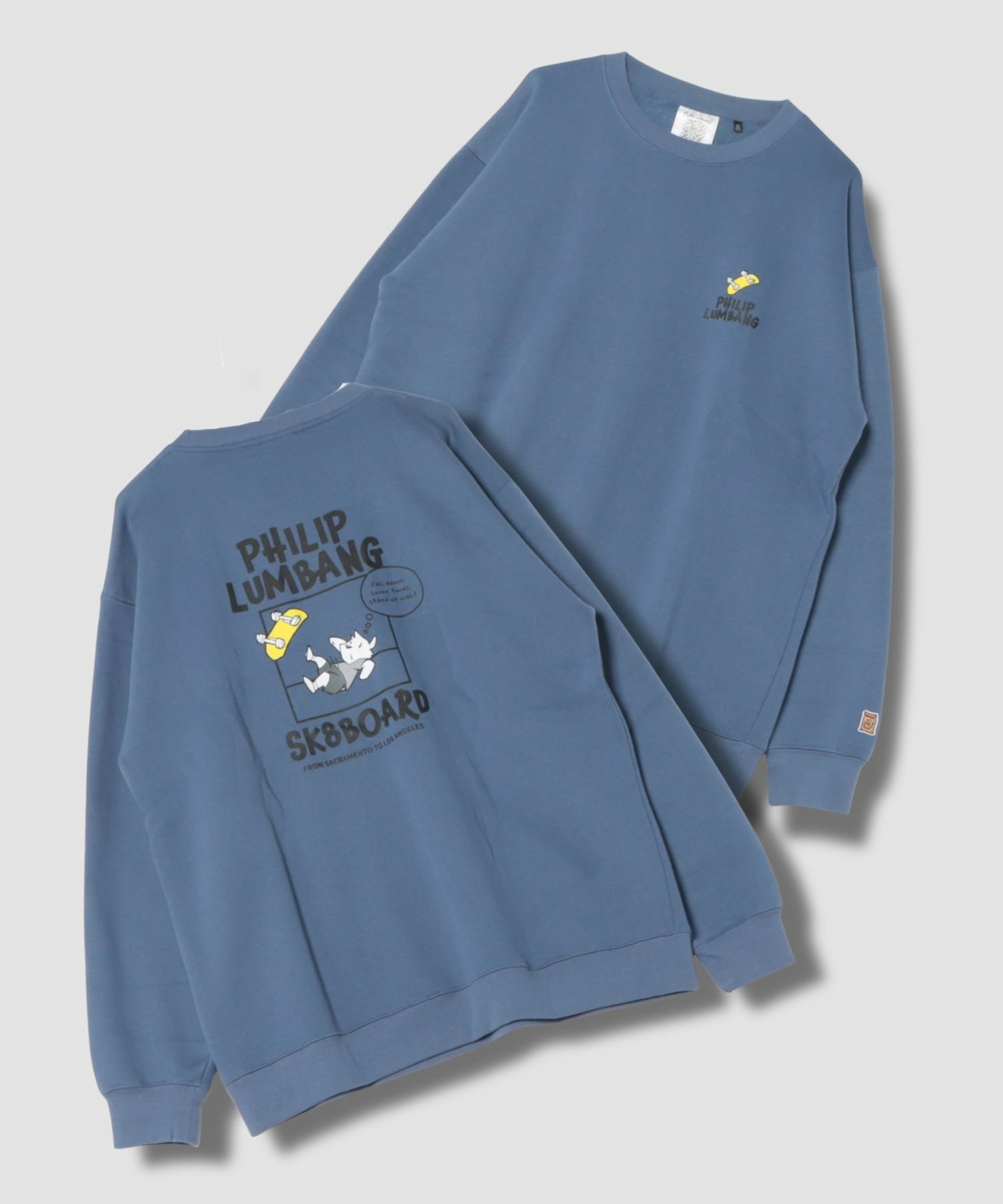 [期間限定価格]Philip Lumbang  リラックスフィットトレーナー メンズ商品画像-5