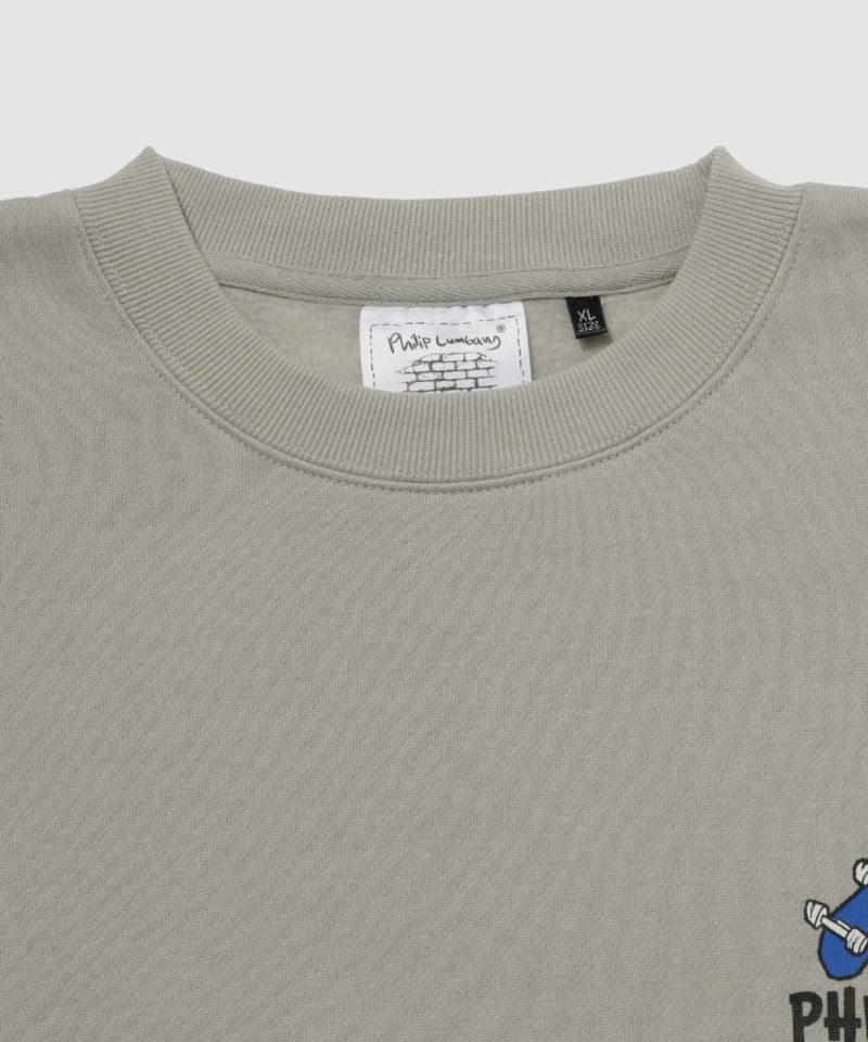 [期間限定価格]Philip Lumbang  リラックスフィットトレーナー メンズ商品画像-7