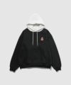 RED CAP GIRL×ドムドムハンバーガー 裏起毛配色フーディー メンズ【数量限定トートバッグをプレゼント】