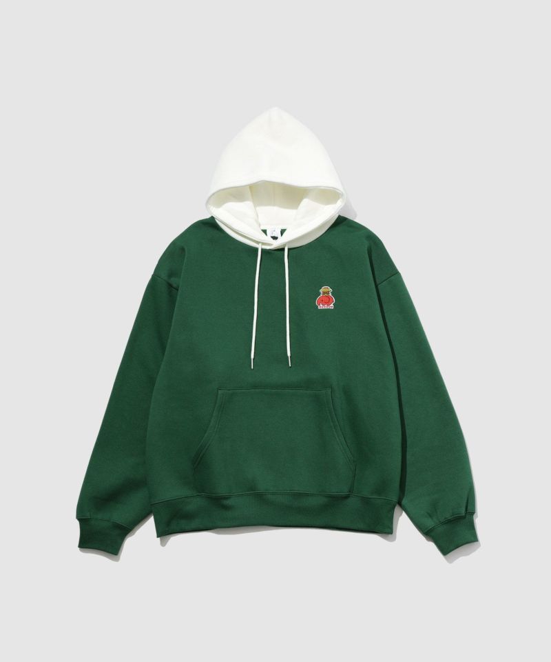 [値下げ]RED CAP GIRL×ドムドムハンバーガー 裏起毛配色フーディー メンズ商品画像-16