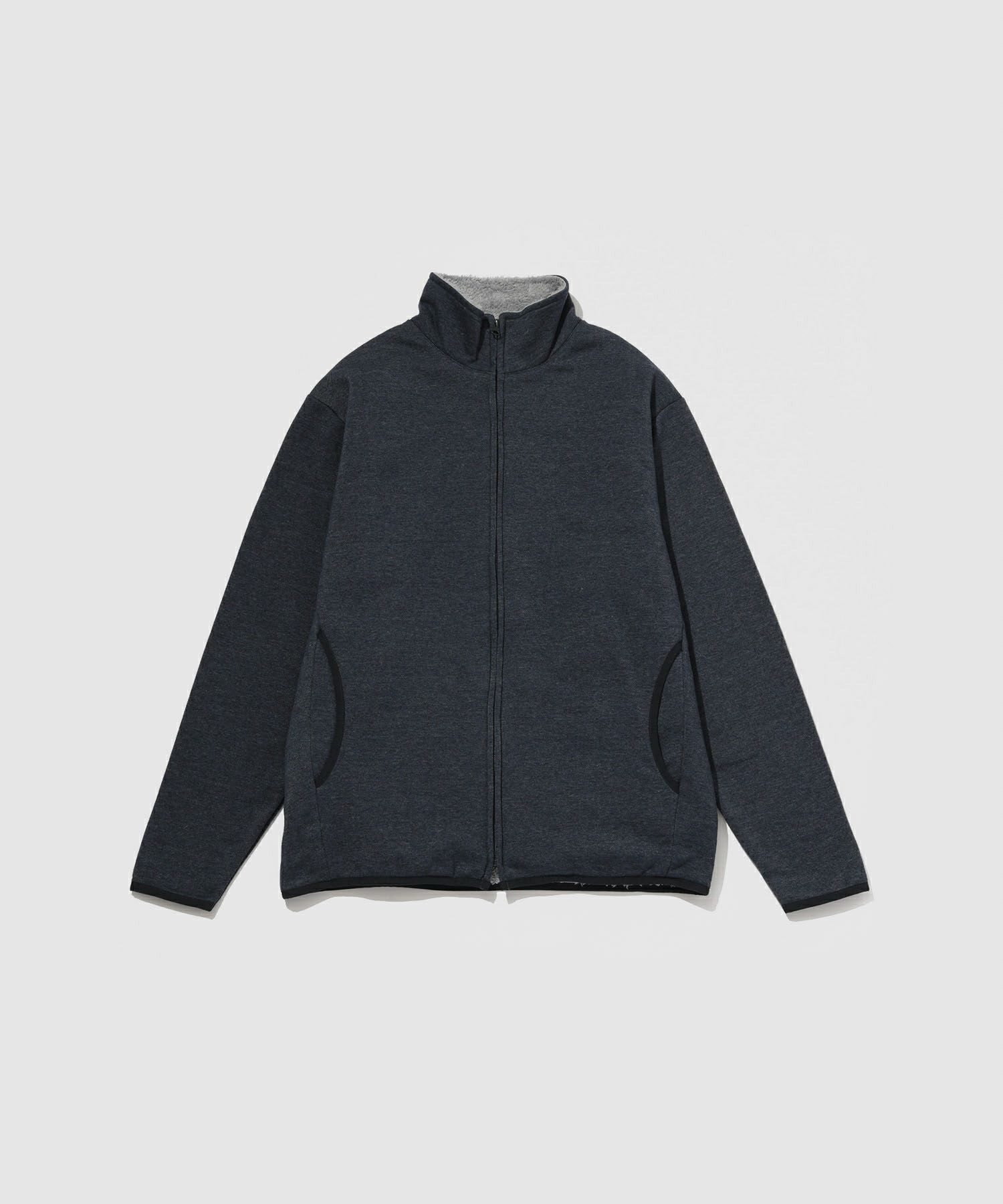 NAVY 裏ボアフルジップブルゾン メンズ