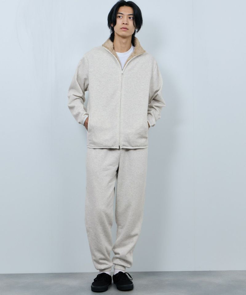 NAVY  裏ボアフルジップブルゾン メンズ商品画像-11