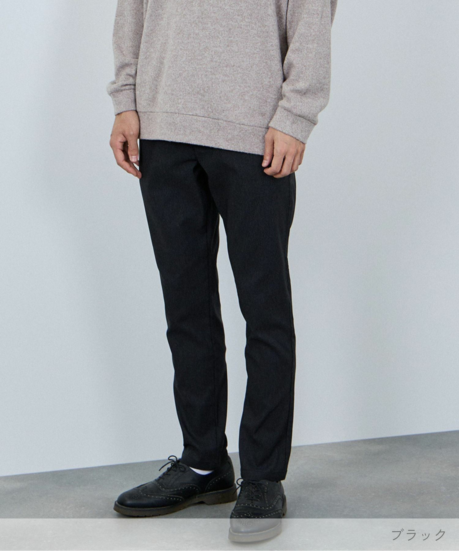 NAVY 毎日はきたくなるラクラクパンツ 「マイラク」 裏起毛パンツ メンズ
