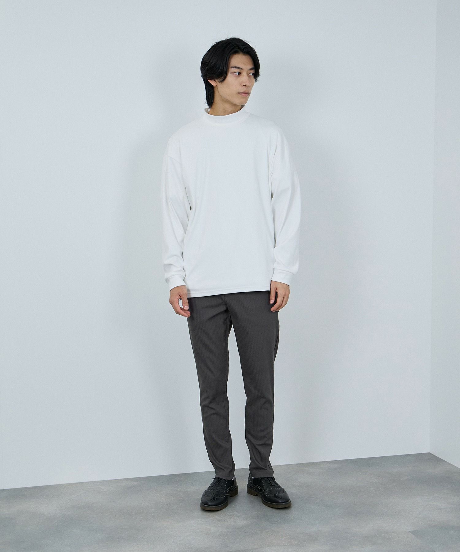 NAVY 毎日はきたくなるラクラクパンツ 「マイラク」 裏起毛パンツ メンズ商品画像-13