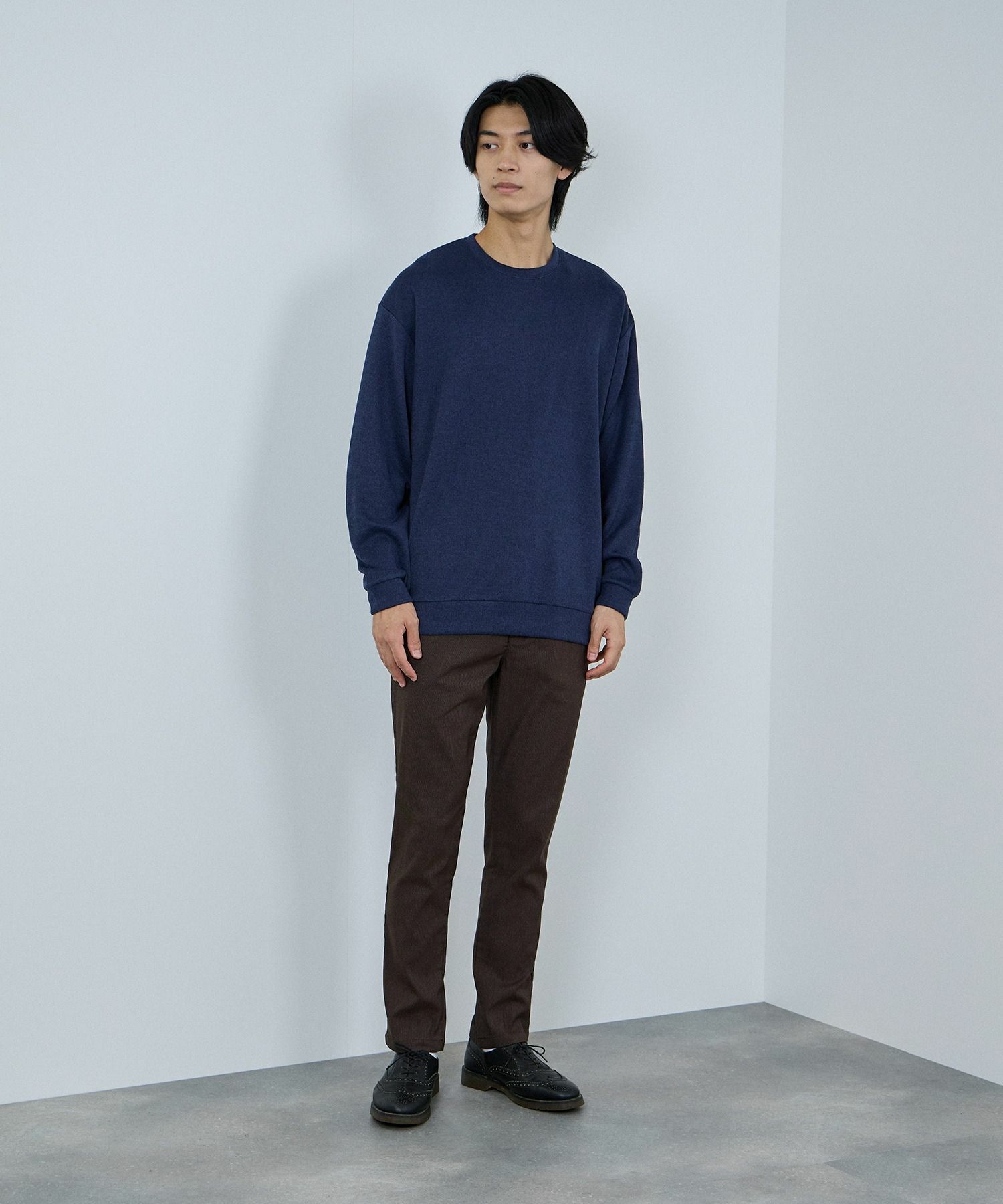 [値下げ]NAVY  毎日はきたくなるラクラクパンツ 「マイラク」 裏起毛パンツ メンズ商品画像-17