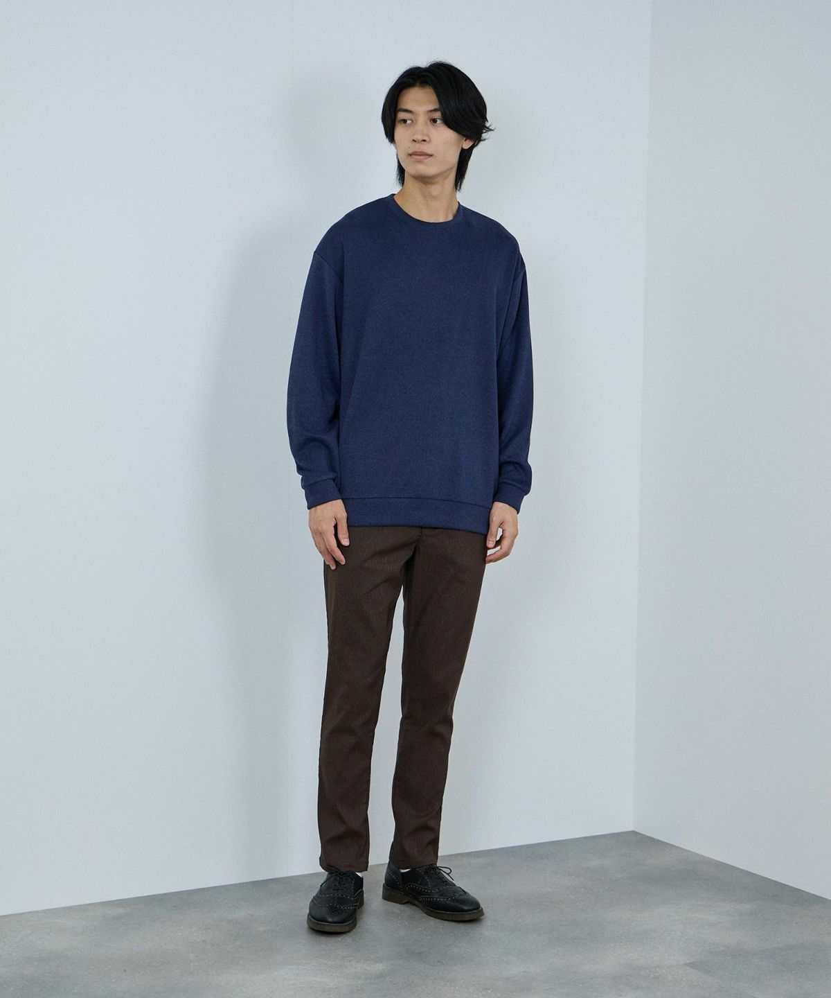 NAVY 毎日はきたくなるラクラクパンツ 「マイラク」 裏起毛パンツ メンズ