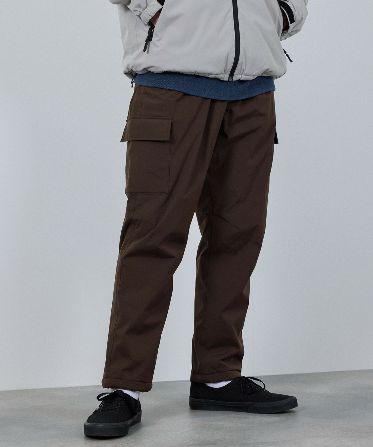 NAVY シャットパンツ SOLOTEX(R)使用 カーゴパンツ メンズ商品画像-3