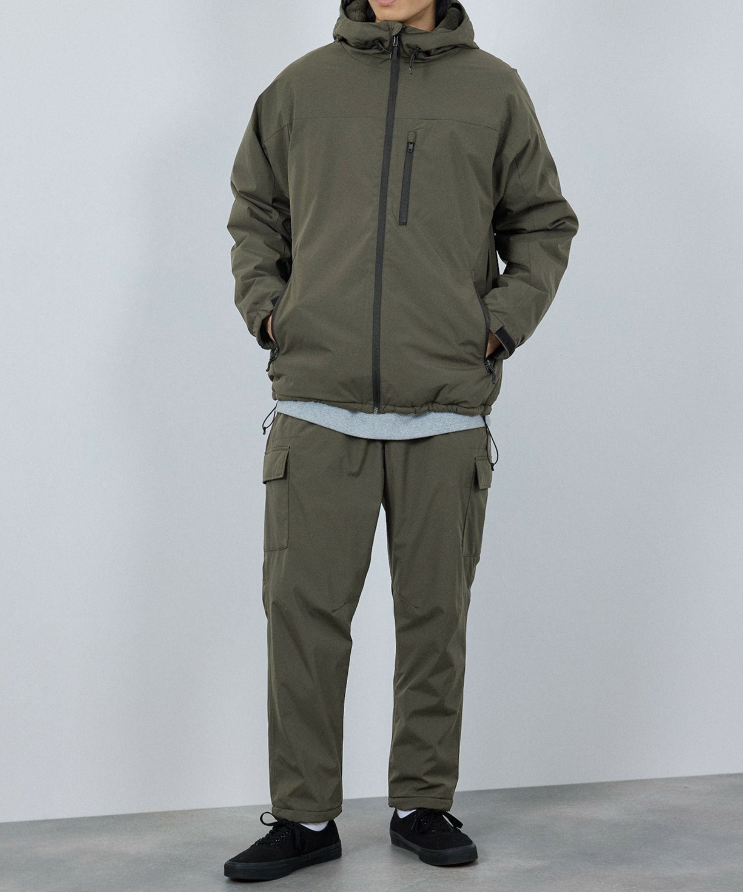 [予約販売 10/21より順次発送予定] NAVY シャットパンツ SOLOTEX(R)使用 カーゴパンツ メンズ