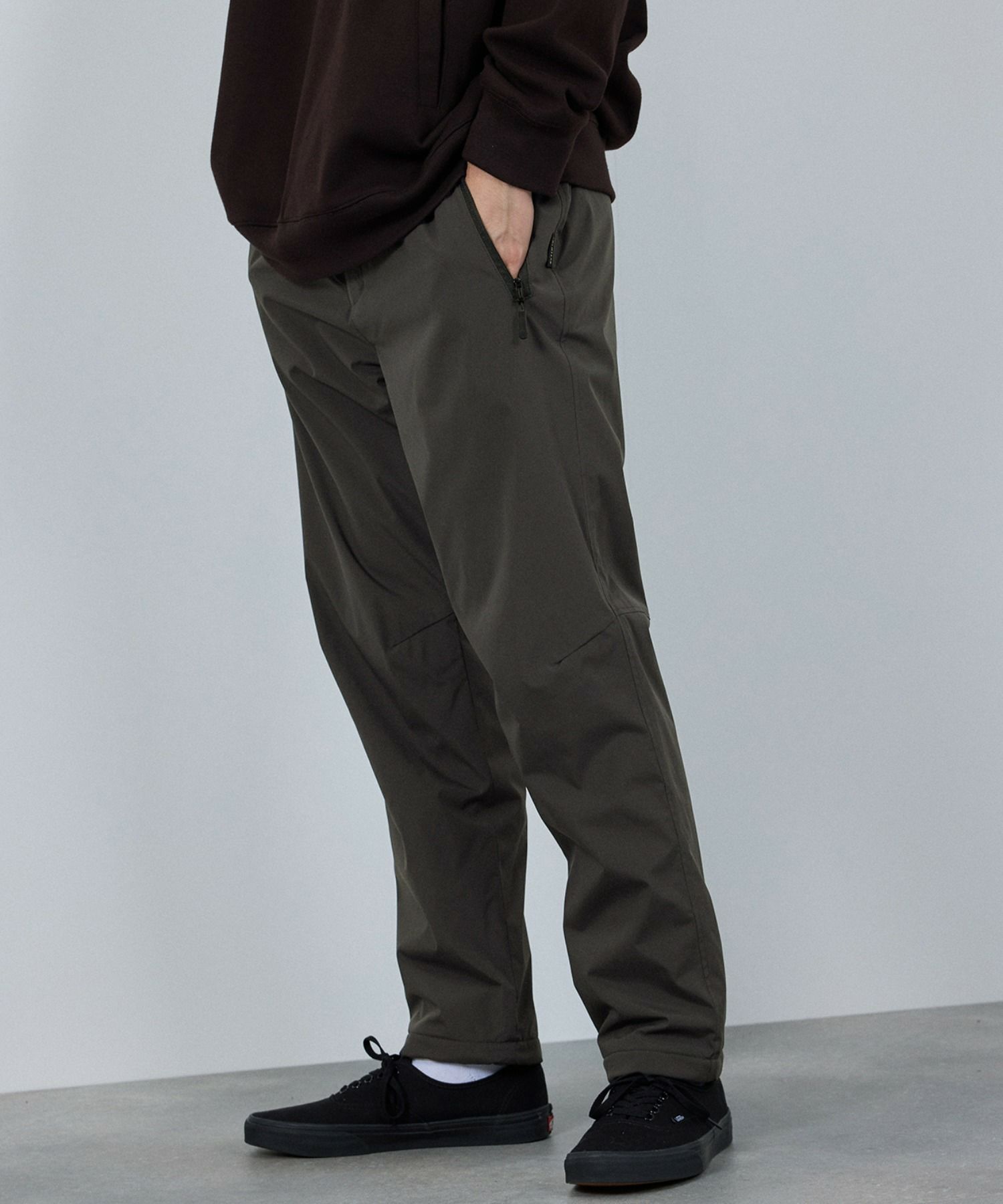  [予約販売 10/21より順次発送予定] NAVY シャットパンツ SOLOTEX(R)使用 イージーパンツ メンズ