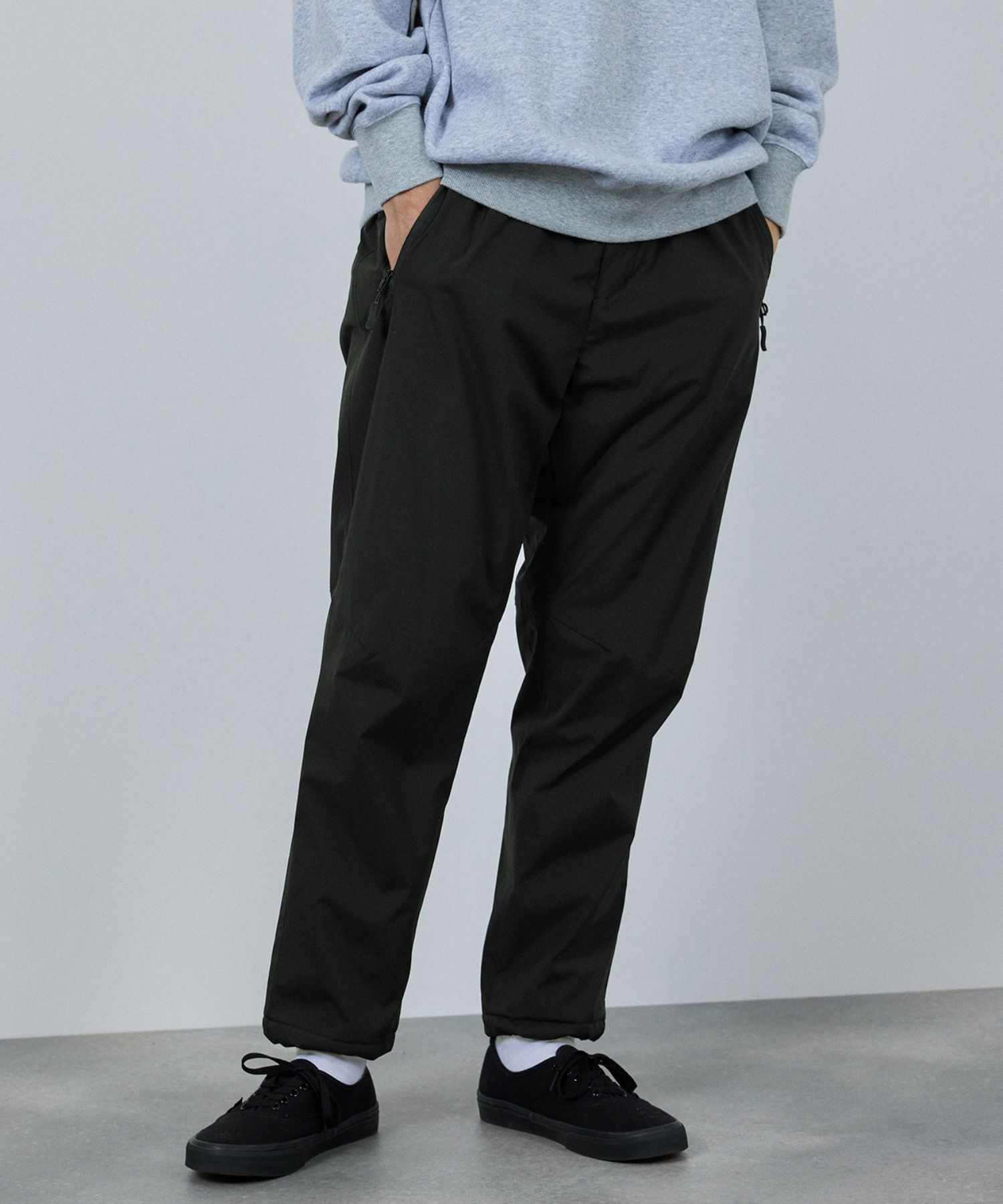  [予約販売 10/21より順次発送予定] NAVY シャットパンツ SOLOTEX(R)使用 イージーパンツ メンズ