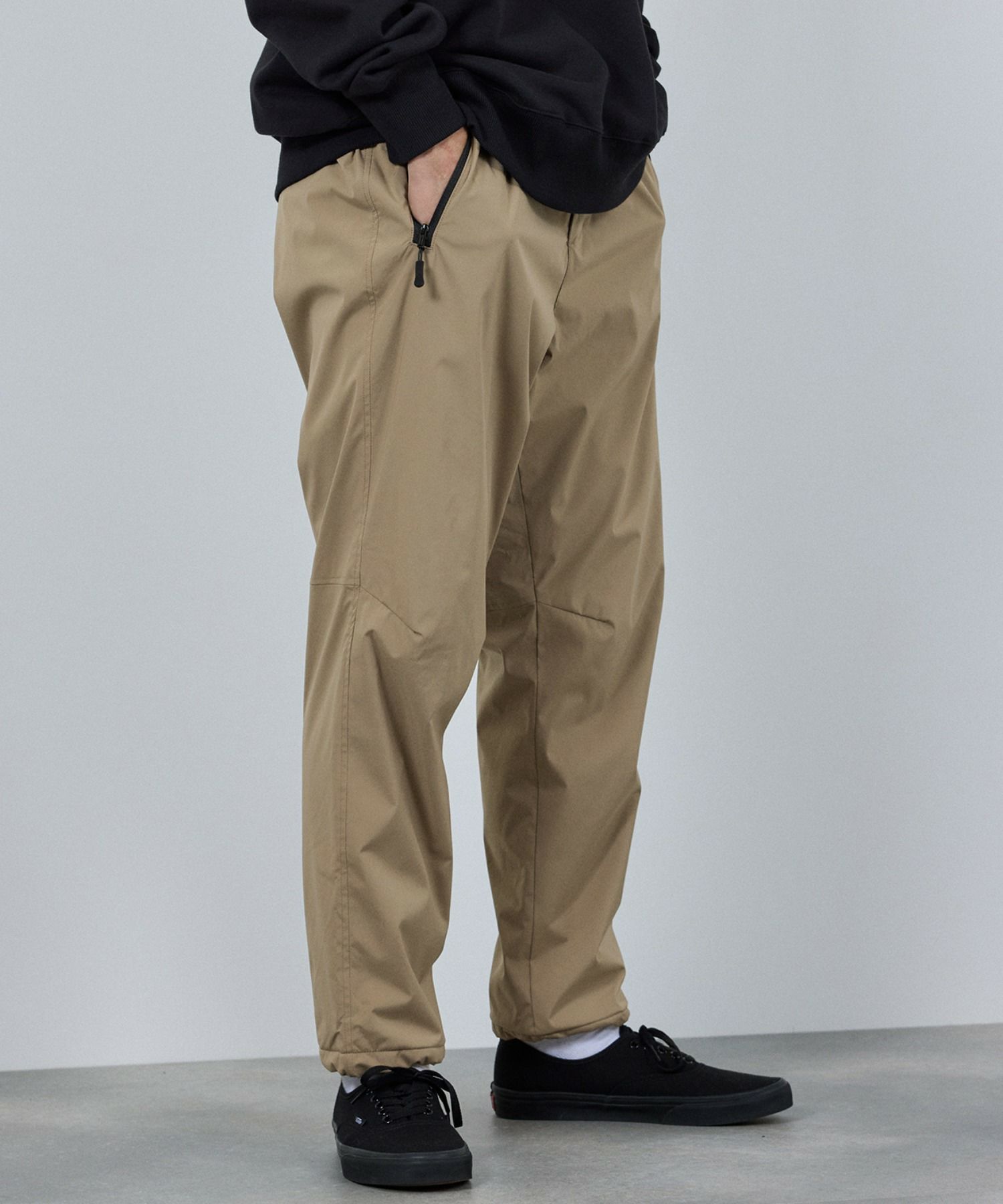  [予約販売 10/21より順次発送予定] NAVY シャットパンツ SOLOTEX(R)使用 イージーパンツ メンズ