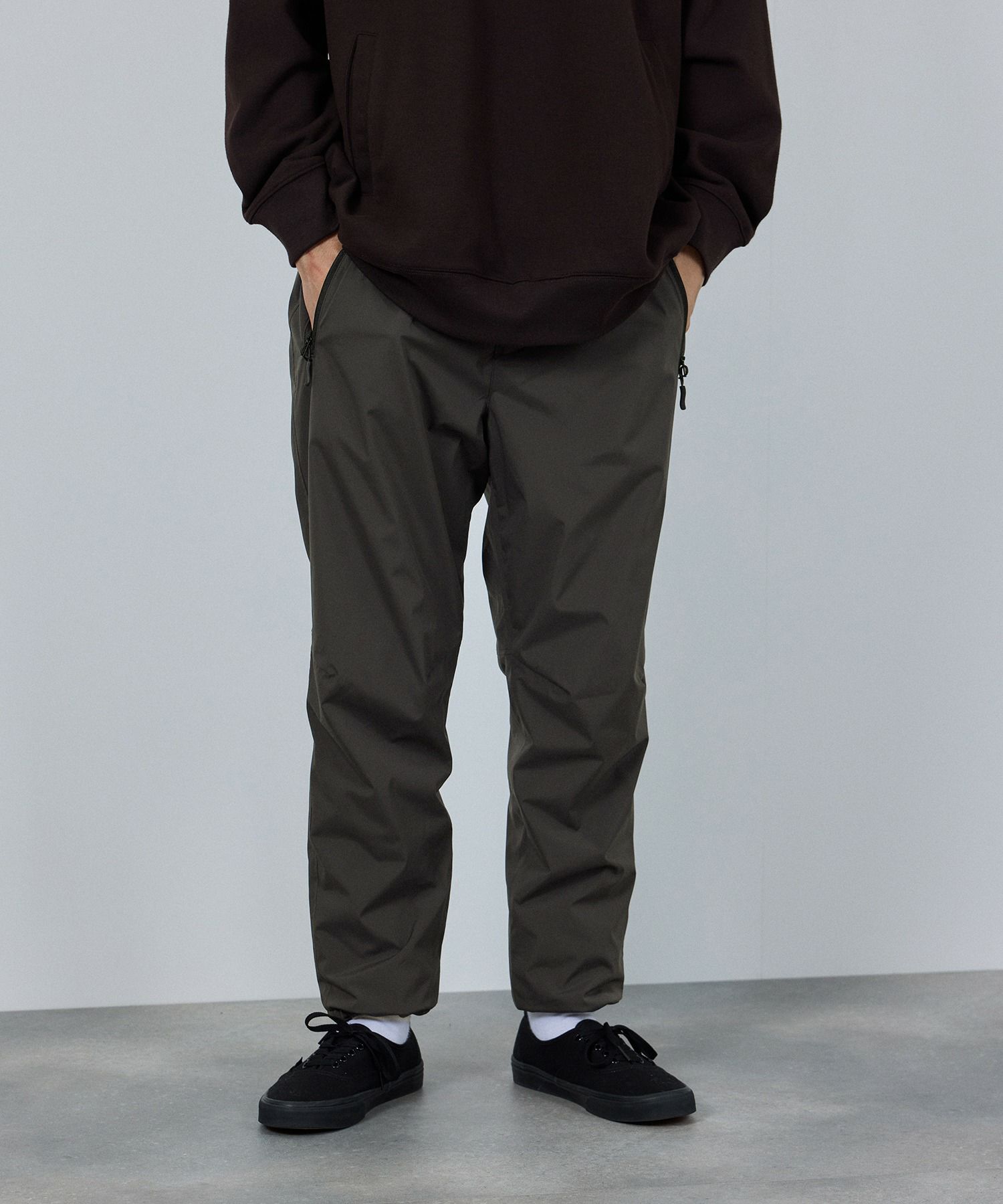  [予約販売 10/21より順次発送予定] NAVY シャットパンツ SOLOTEX(R)使用 イージーパンツ メンズ