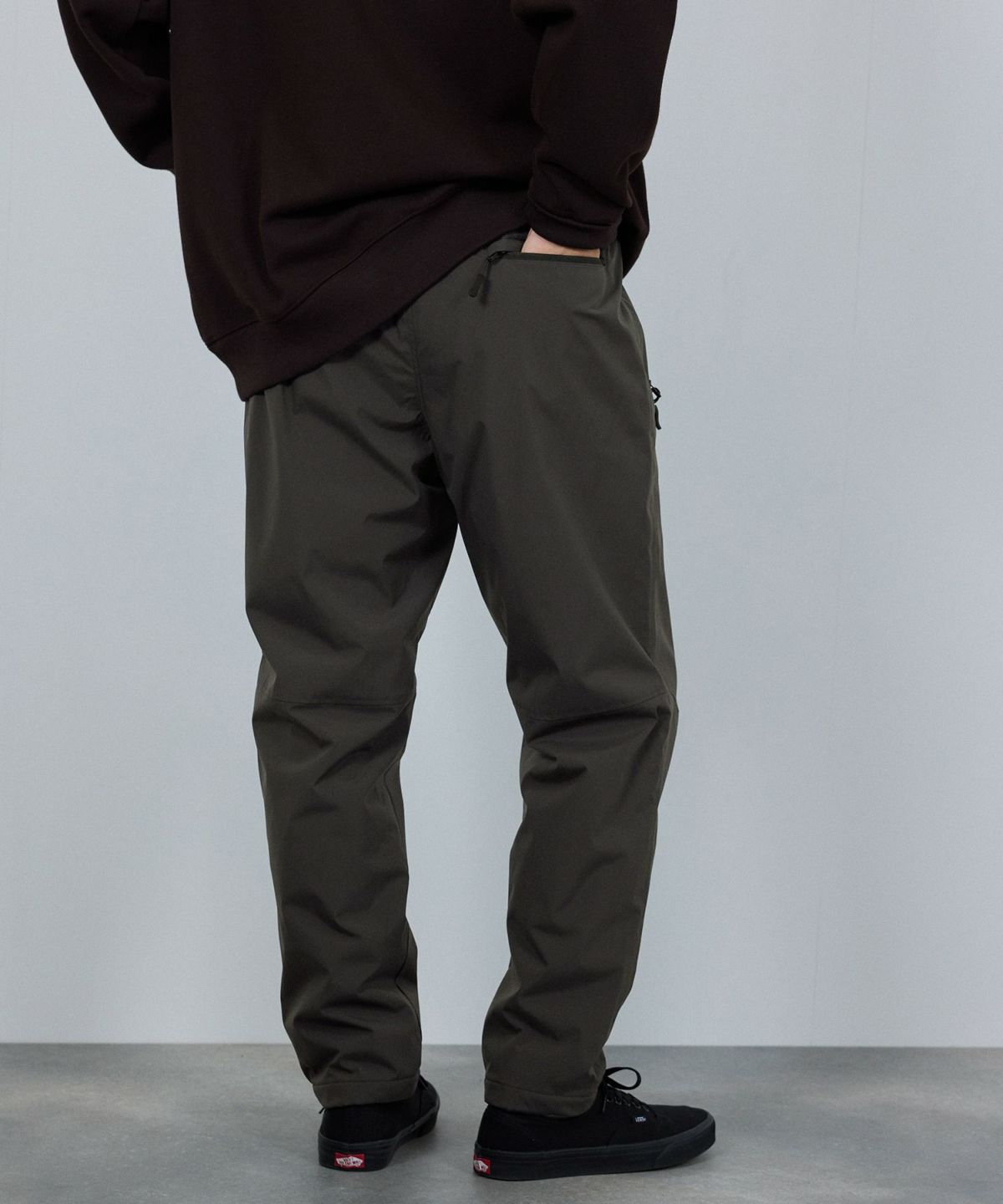  [予約販売 10/21より順次発送予定] NAVY シャットパンツ SOLOTEX(R)使用 イージーパンツ メンズ