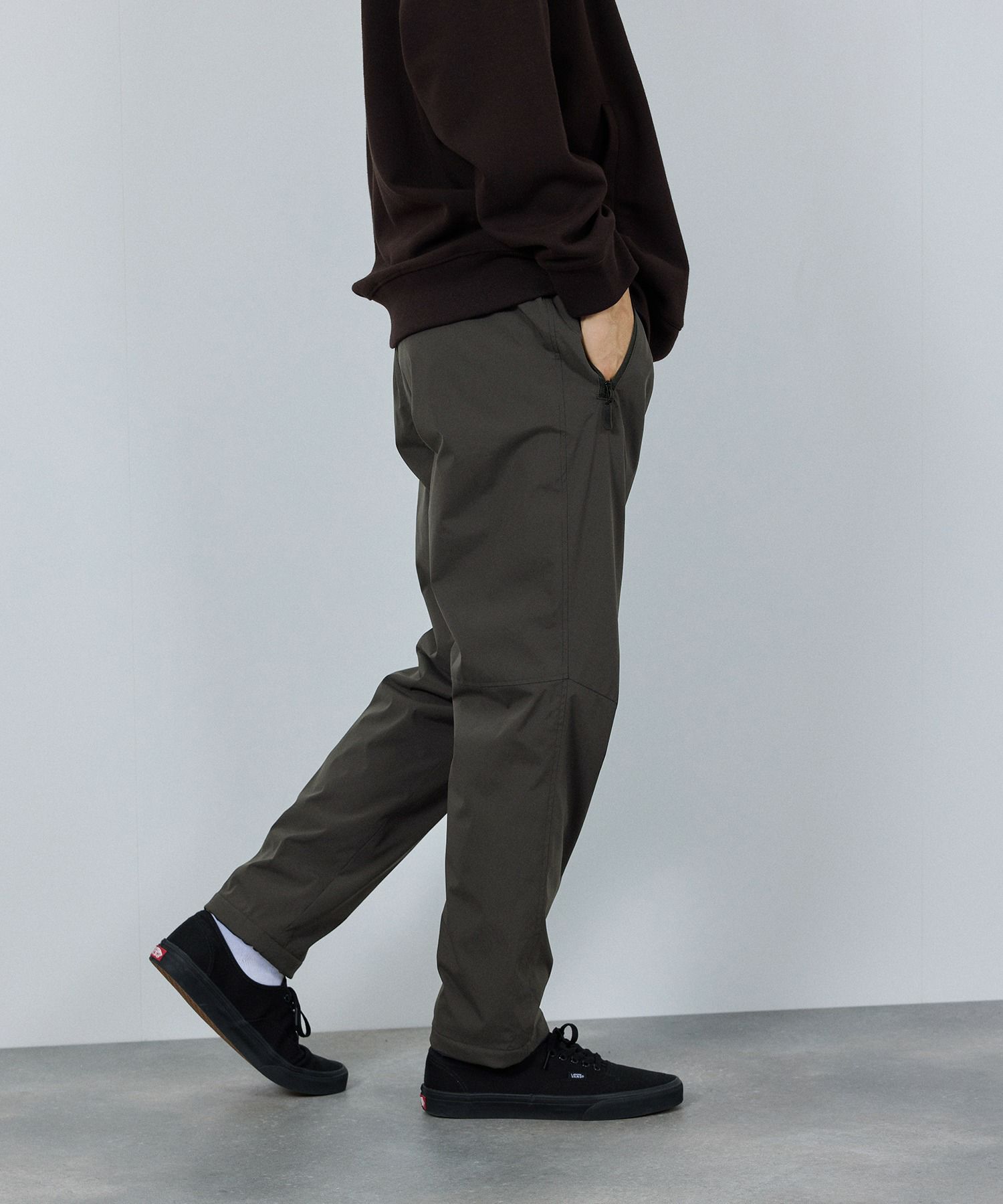  [予約販売 10/21より順次発送予定] NAVY シャットパンツ SOLOTEX(R)使用 イージーパンツ メンズ