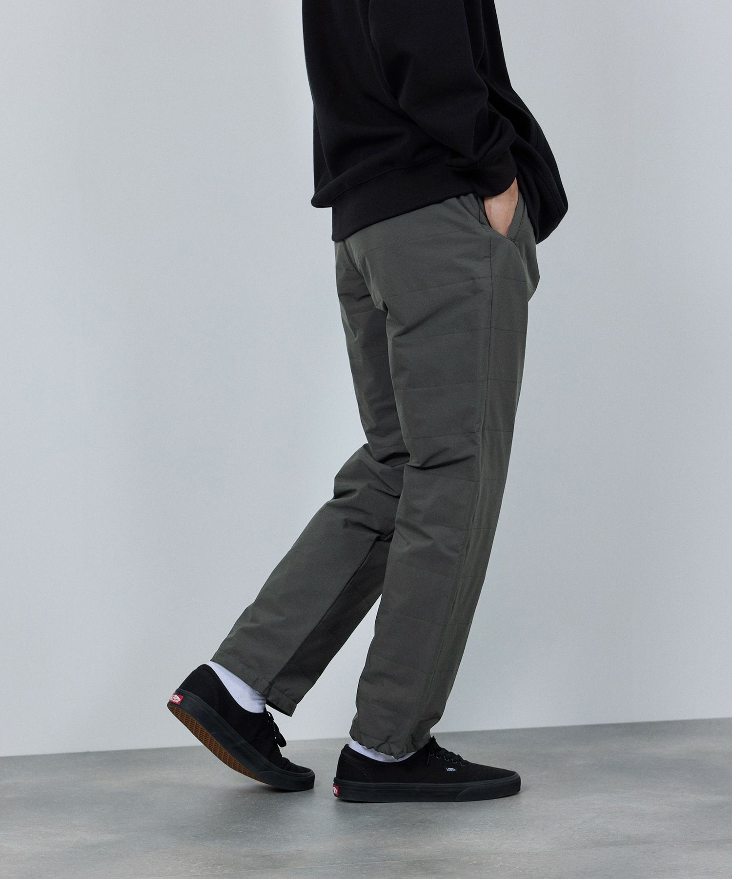 [予約販売 10/21より順次発送予定] NAVY シャットパンツ SOLOTEX(R)使用 中綿キルトパンツ メンズ