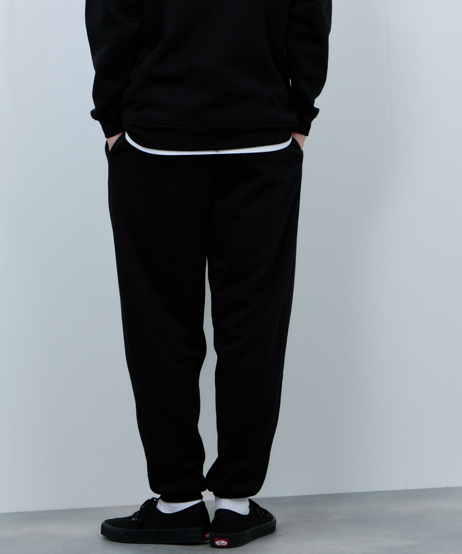 NAVY  裏ボアリラックスパンツ メンズ商品画像-8