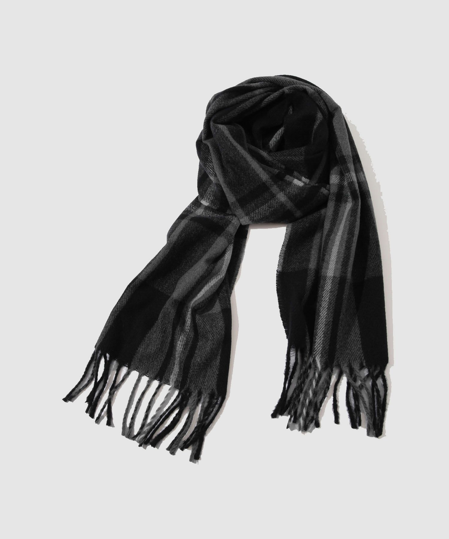 [期間限定価格]NAVY  MAC HEAT チェックマフラー メンズ商品サムネイル-4