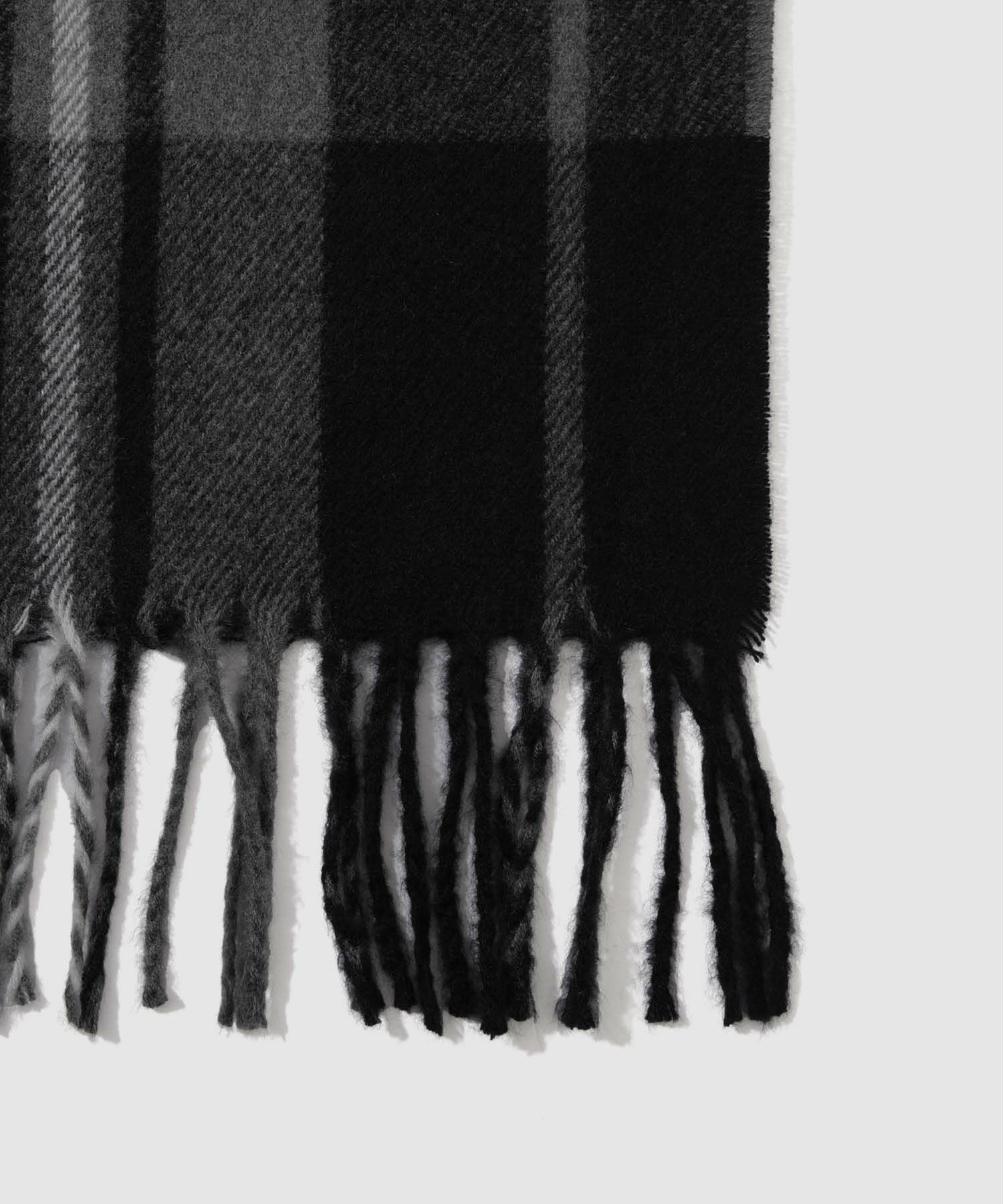 NAVY  MAC HEAT チェックマフラー メンズ商品画像-5