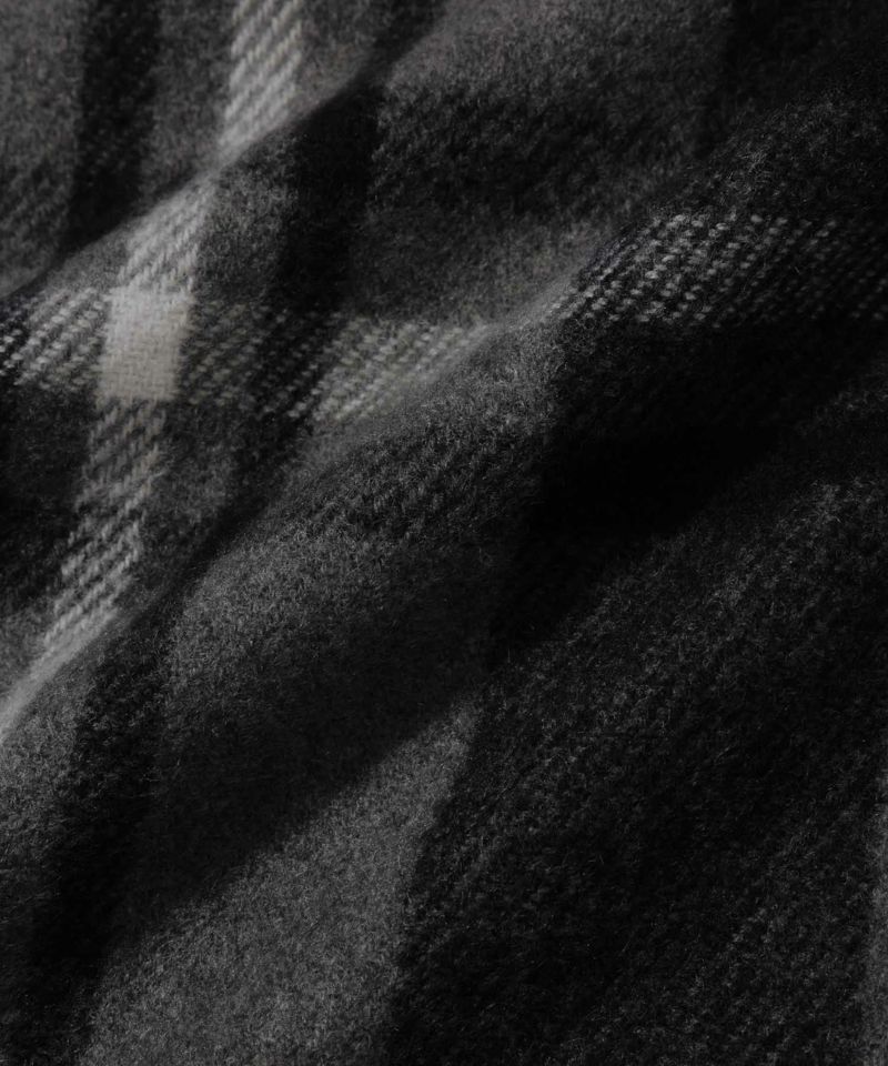 [期間限定価格]NAVY  MAC HEAT チェックマフラー メンズ商品画像-6