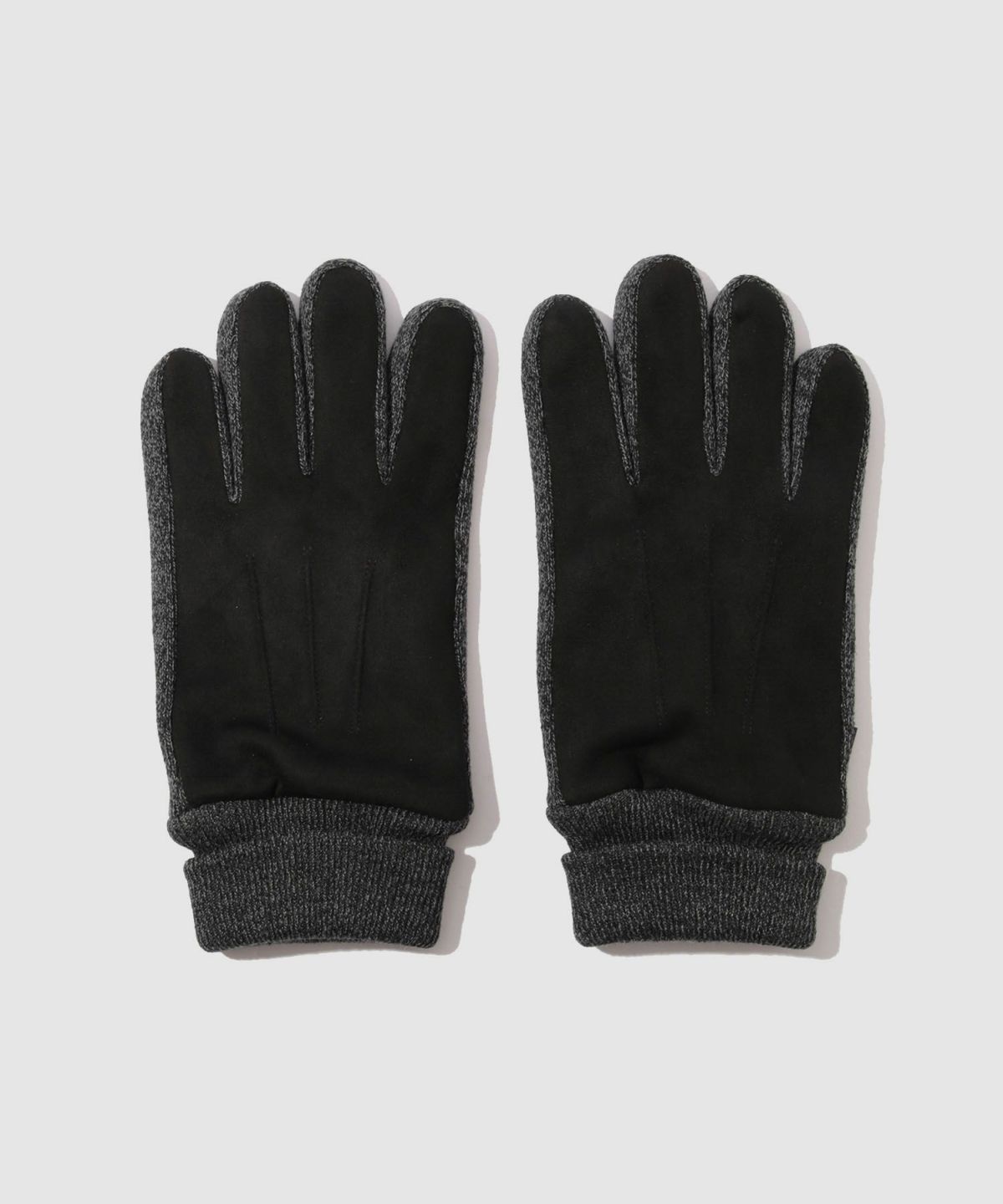 NAVY MAC HEAT ニットマチスエード手袋 メンズ