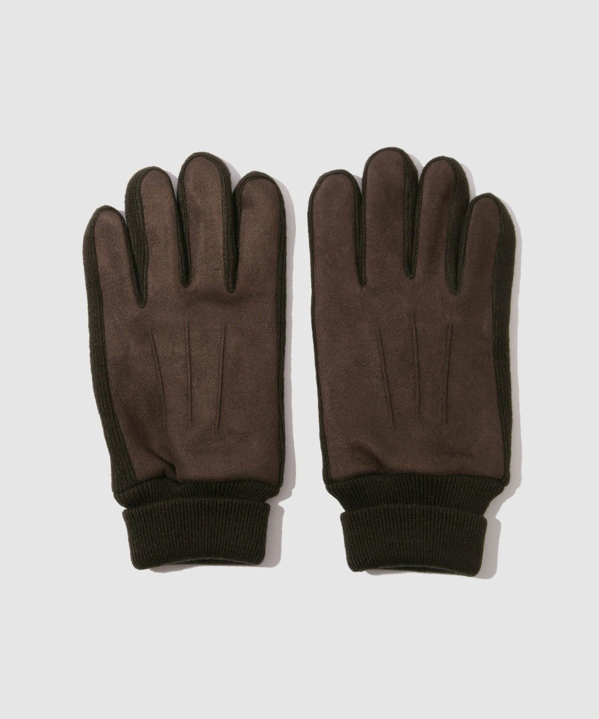 NAVY MAC HEAT ニットマチスエード手袋 メンズ