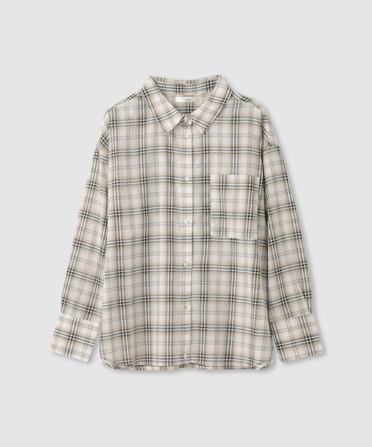 Idnes 2WAYカシュクールシャツ レディース