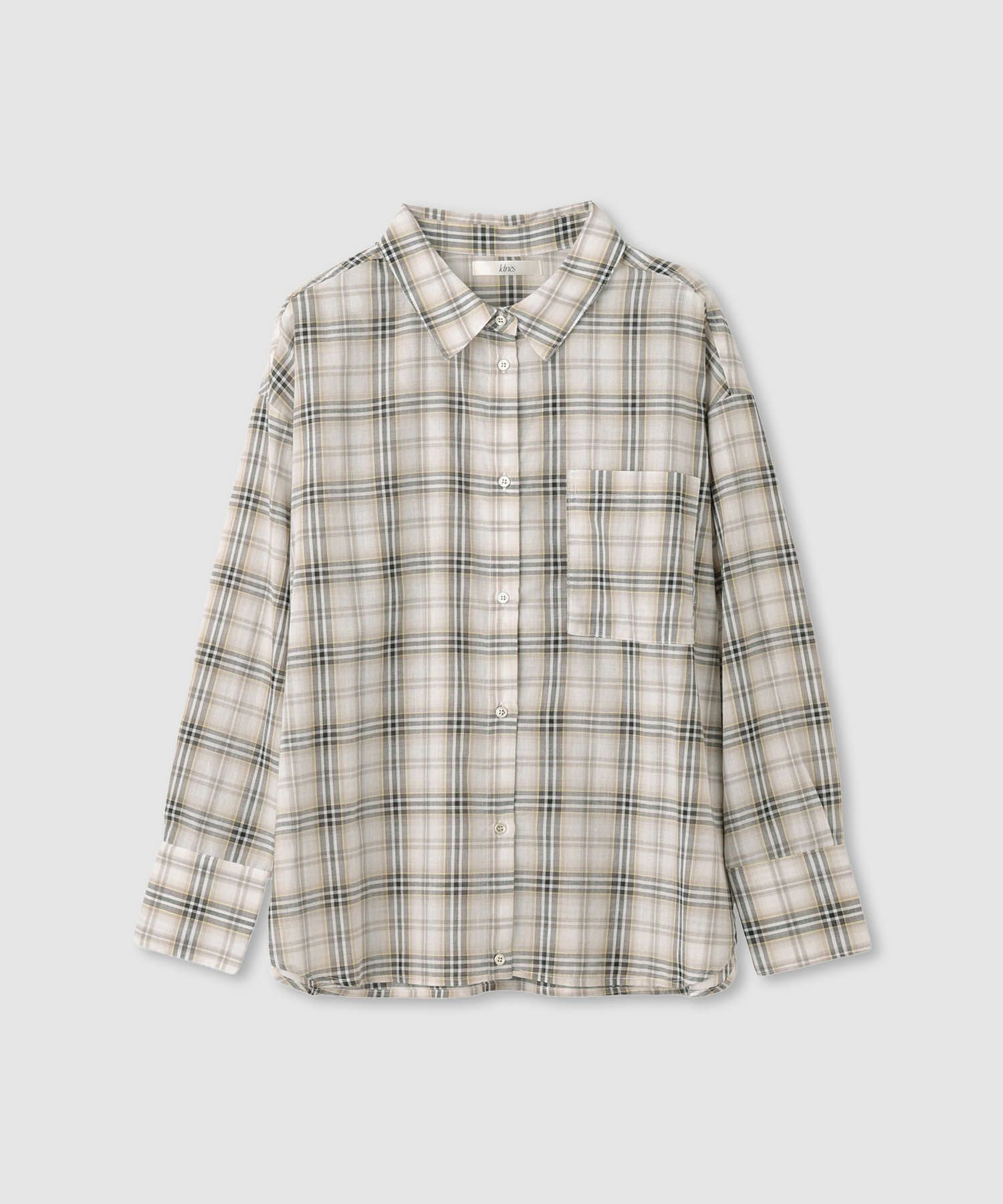 Idnes 2WAYカシュクールシャツ レディース