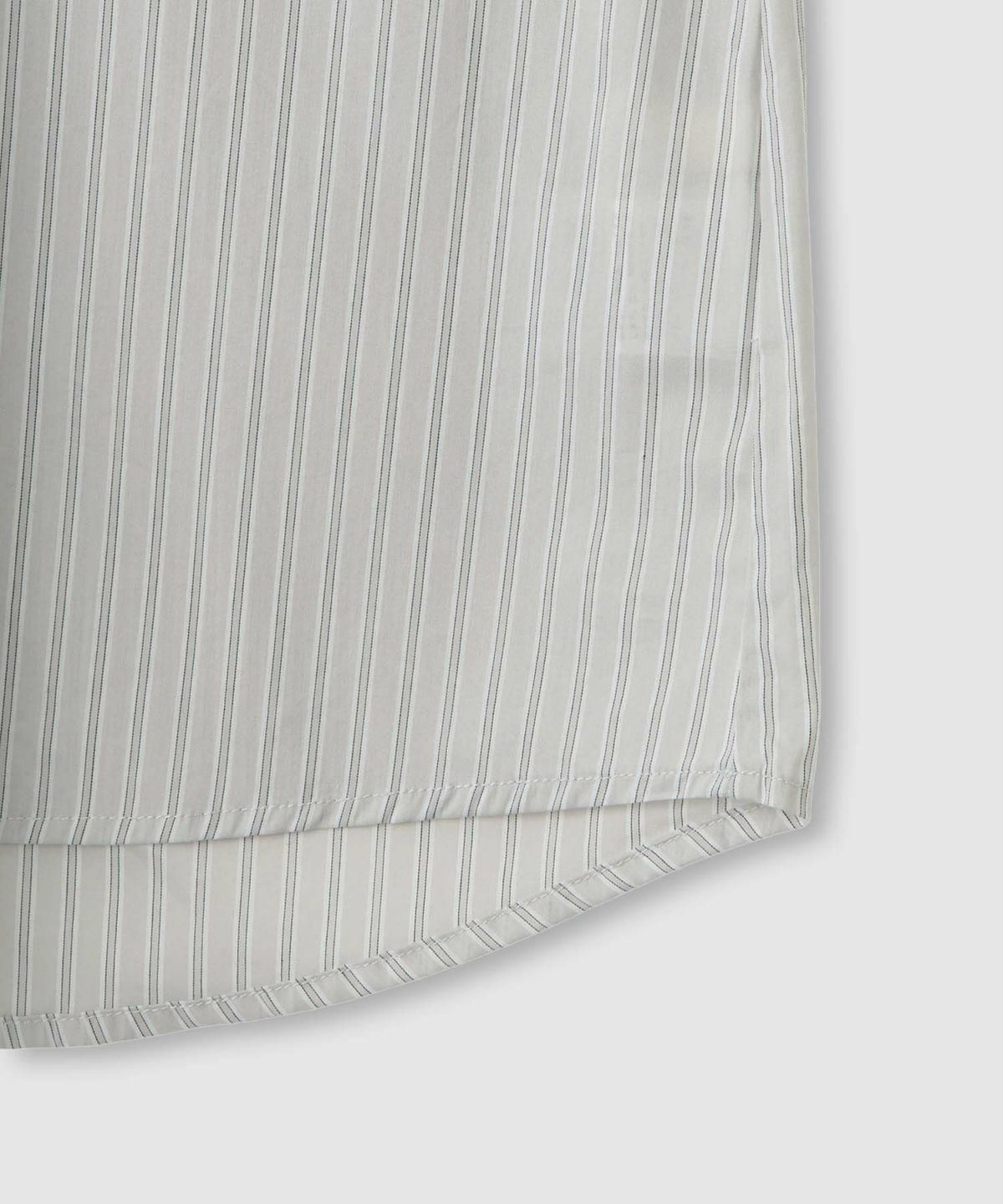 Idnes ストライプフリルブラウス レディース